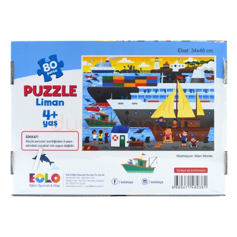 Eolo 80 Parça Puzzle - Liman