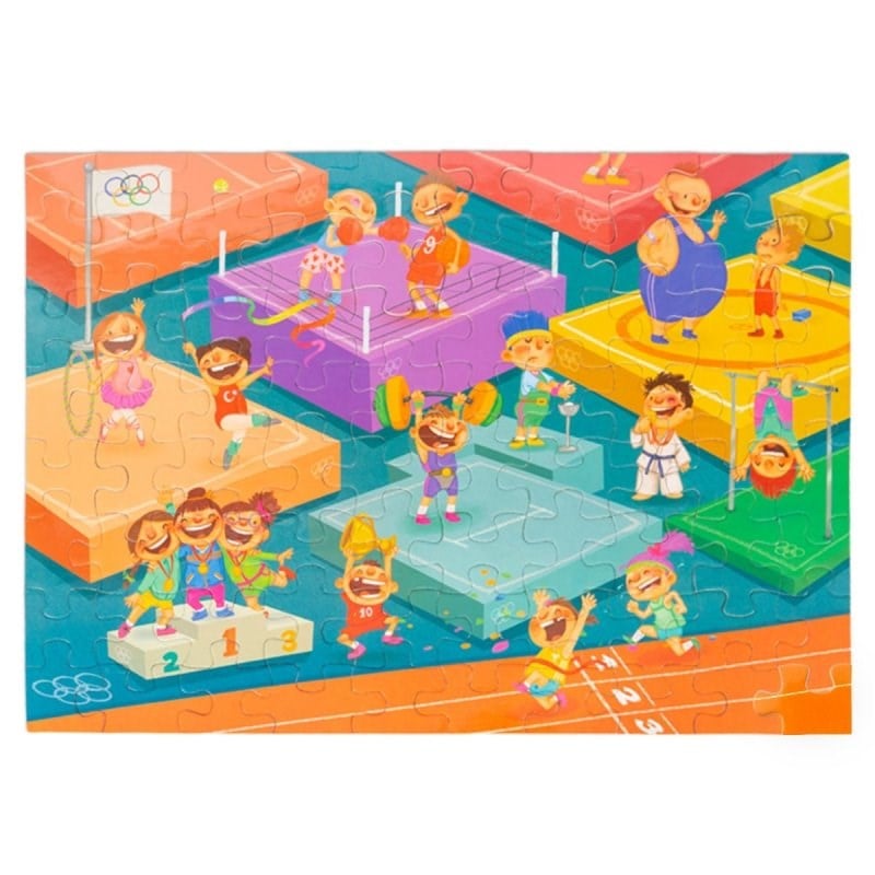 Eolo 80 Parça Puzzle - Olimpiyatlar