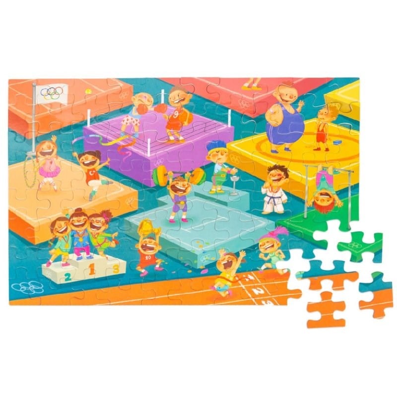 Eolo 80 Parça Puzzle - Olimpiyatlar