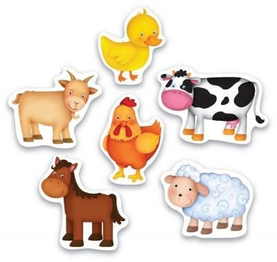 Eolo Baby Puzzle - Çiftlik Hayvanları Yaş-1+