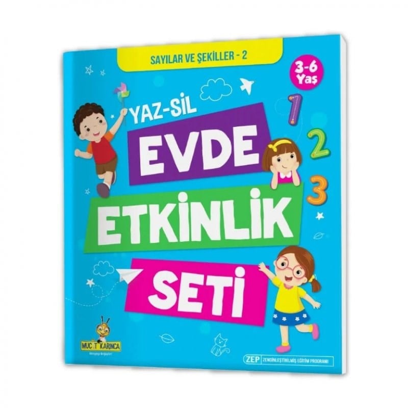 Evde Etkinlik Seti 3-6 Yaş - 5 Kitap Set