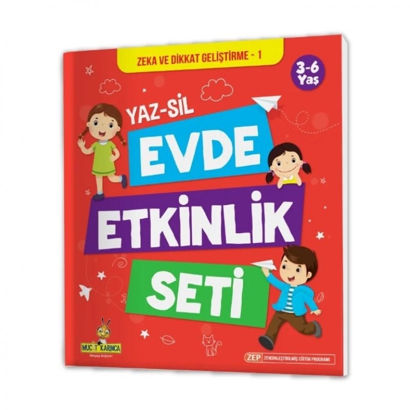 Evde Etkinlik Seti 3-6 Yaş - 5 Kitap Set
