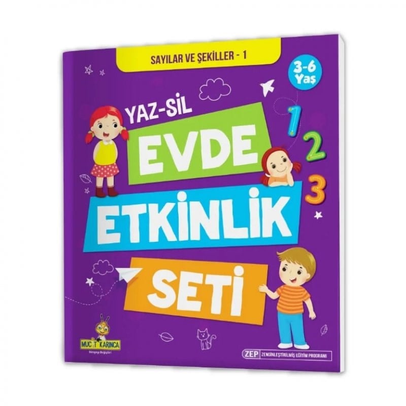 Evde Etkinlik Seti 3-6 Yaş - 5 Kitap Set