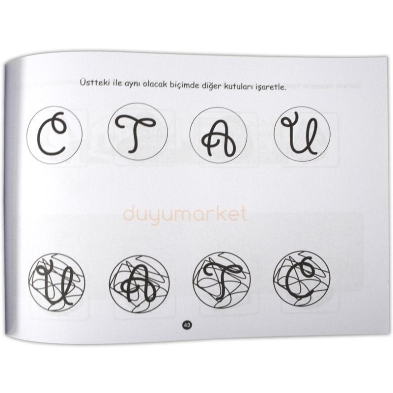 Görsel Dikkat - Dikkat Aktivasyon Sistemi 5 Yaş
