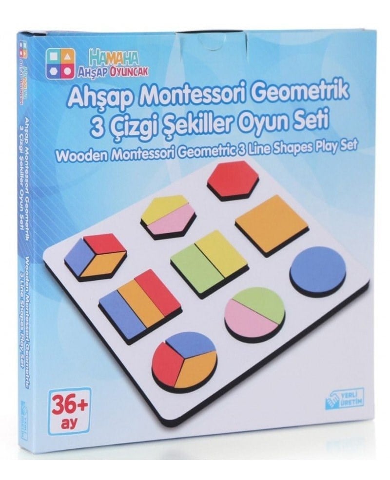 Hamaha Ahşap Geometrik Şekil Tamamlama