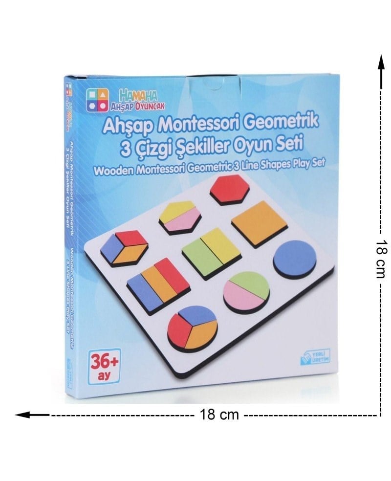 Hamaha Ahşap Geometrik Şekil Tamamlama