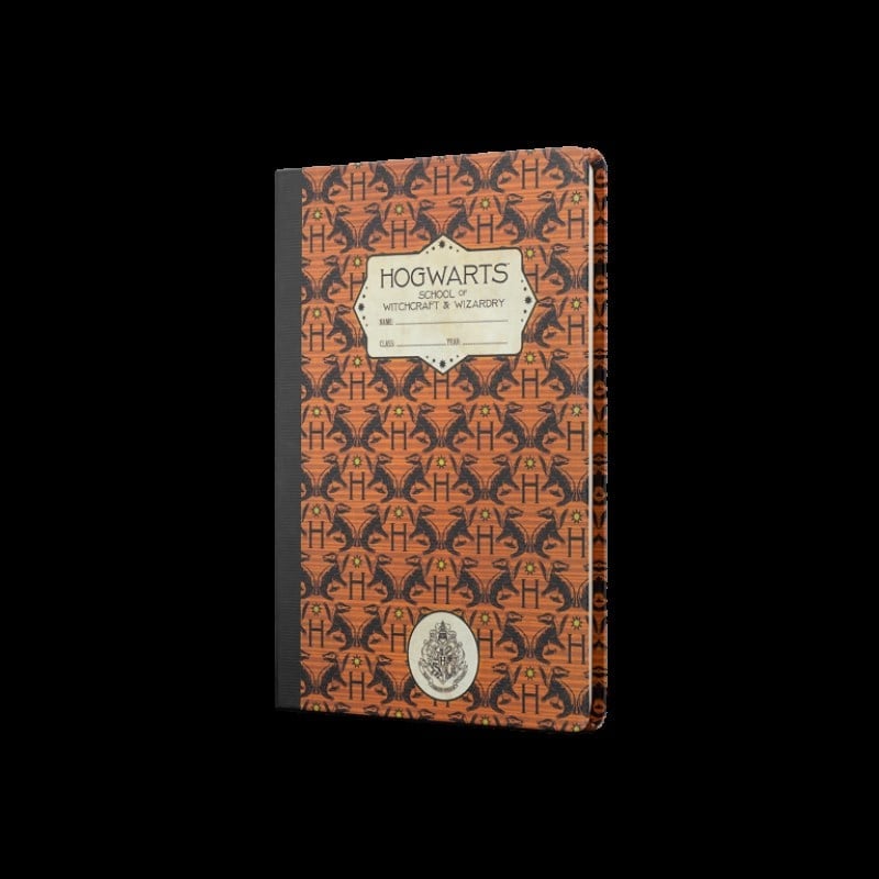 Harry Potter Hogwarts Hafflepuf Sert Kapak Butik Defter - Çizgisiz