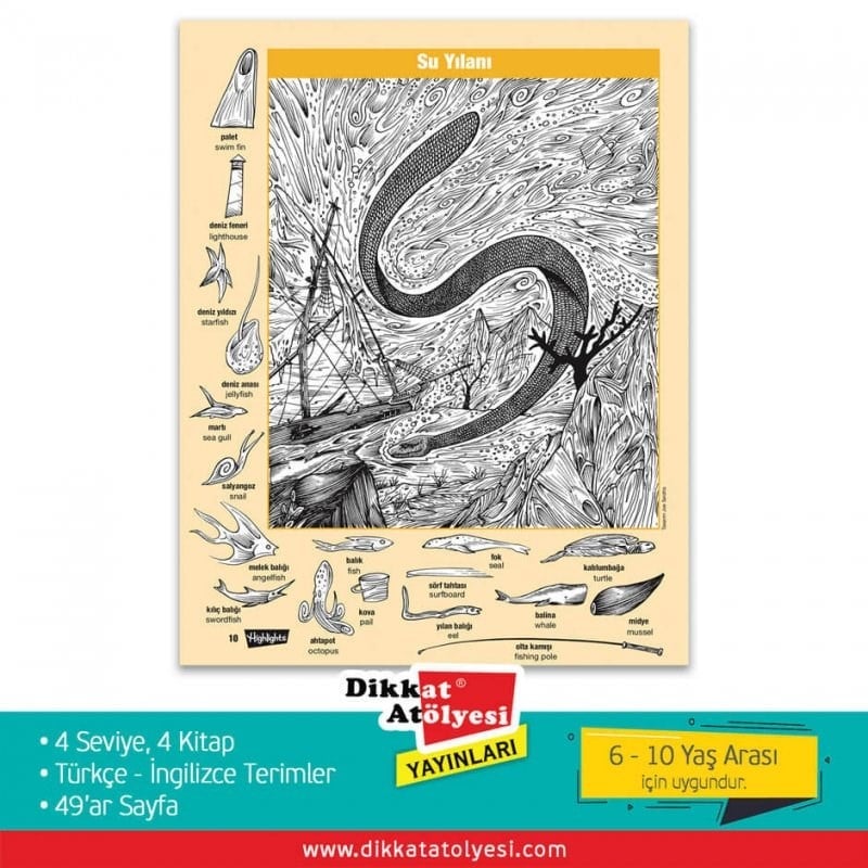 Highlights Hidden Pictures Gizli Resimler 4'lü Set