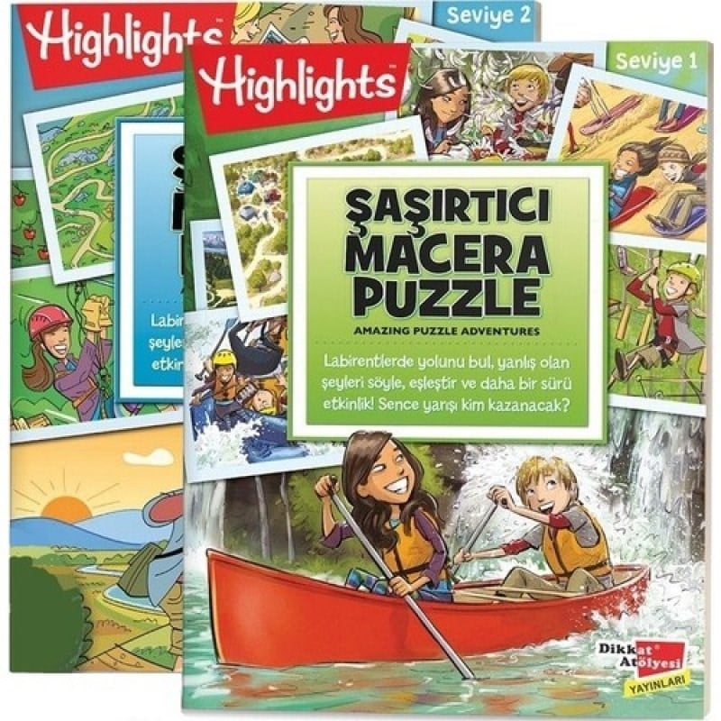 Highlights Şaşırtıcı Macera Puzzle 2`li Set