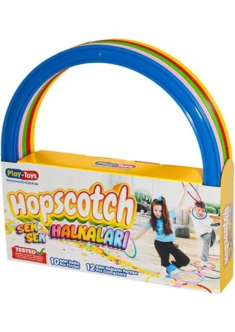 Hopscotch Sek Sek Aktivite Halkaları- Çocuklar İçin Denge Ve Koordinasyon Oyunu