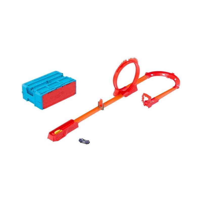Hot Wheels Track Builder Alev Temalı Akrobasi Seti Hmc04
