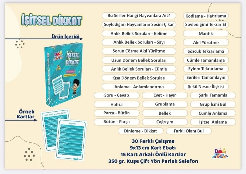İşitsel Dikkat - Hangisi Farklı ?
