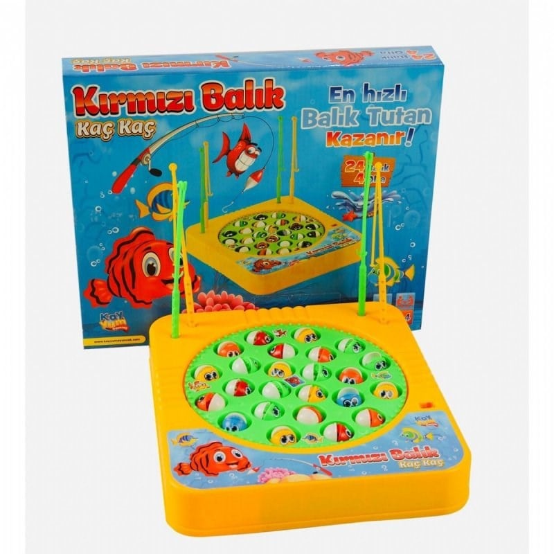 Kayyum Kırmızı Balık Kaç Kaç - Pilli Balık Yakalama Oyunu
