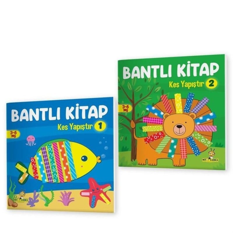 Kes Yapıştır-makaslı Kitap Seti (3-6 Yaş)