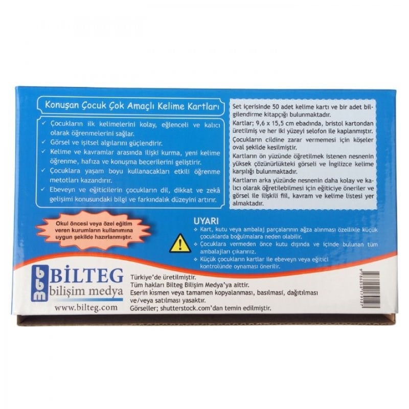 Konuşan Çocuk Çok Amaçlı Kelime Kartları Set-2