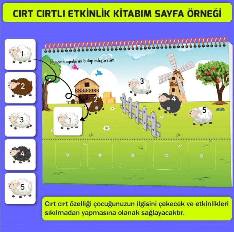 Konuşma Ve Dikkati Geliştiren Cırt Cırtlı Etkinlik Kitabım 16-24 Ay