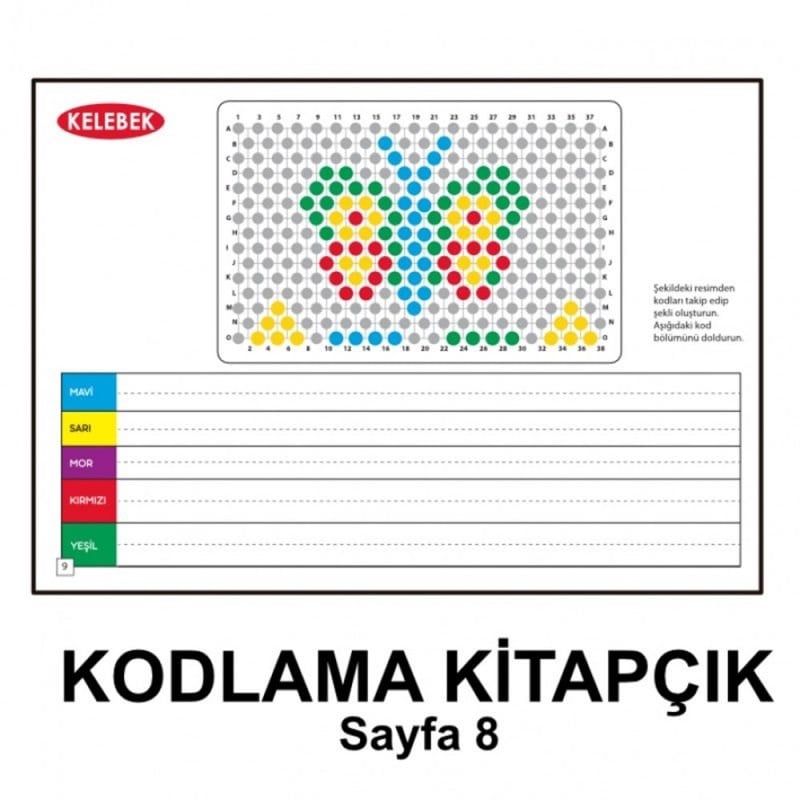 Kumtoys Becerikli Boncuklar Ekransız Kodlama Oyunu