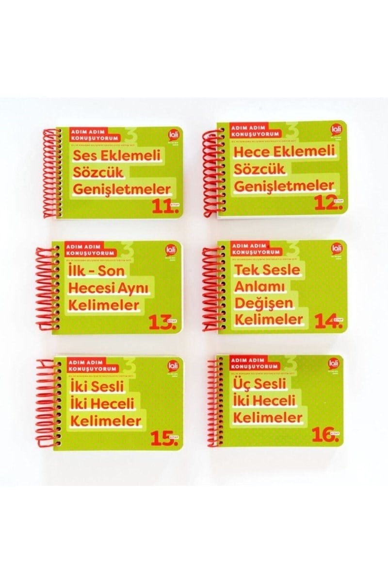 Lali Adım Adım Konuşuyorum Terapi Seti ( Tam Set 1-2-3-4 )