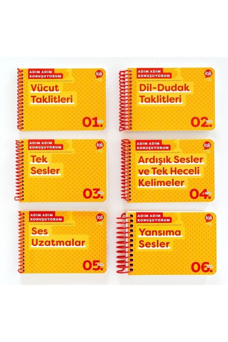 Lali Adım Adım Konuşuyorum Terapi Seti ( Tam Set 1-2-3-4 )