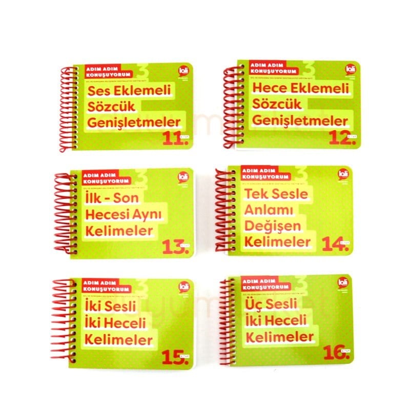 Lali Yayınları Adım Adım Konuşuyorum Terapi Seti - 3