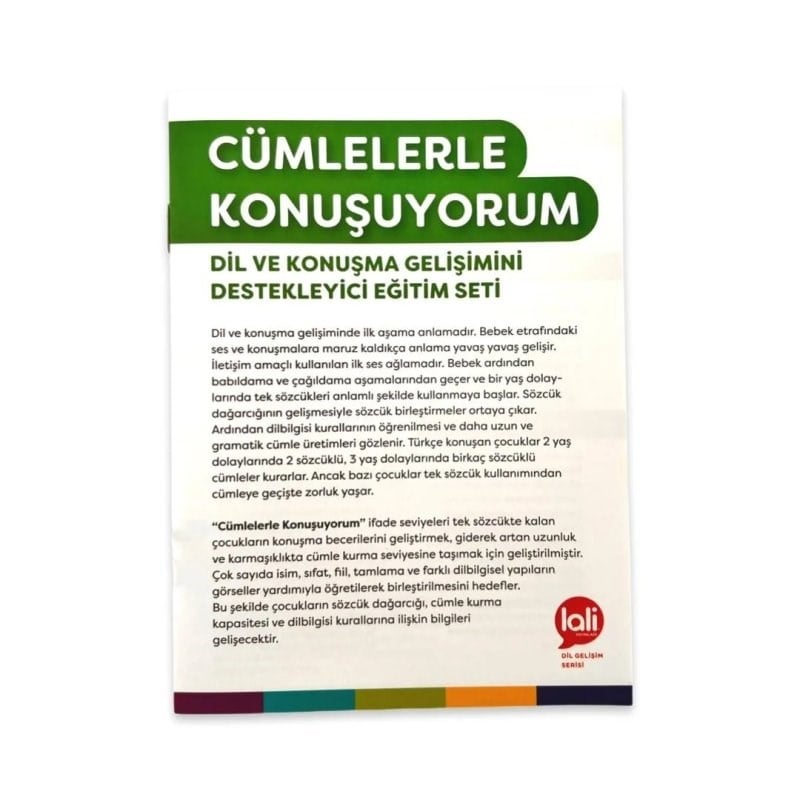 Lali Yayınları Cümlelerle Konuşuyorum