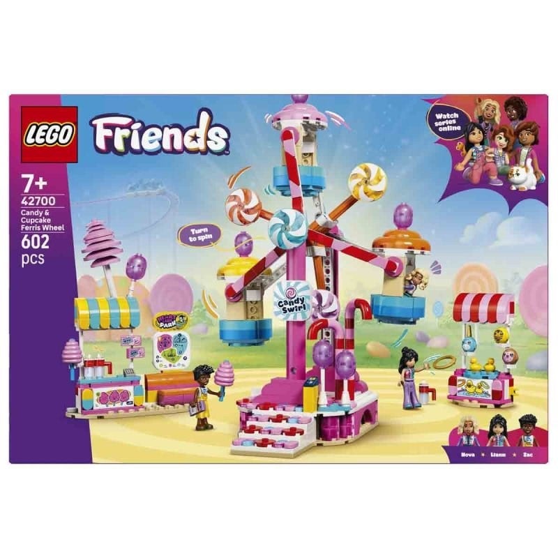 Lego Friends Şeker Ve Kapkek Dönme Dolabı Yapım Seti - 42700