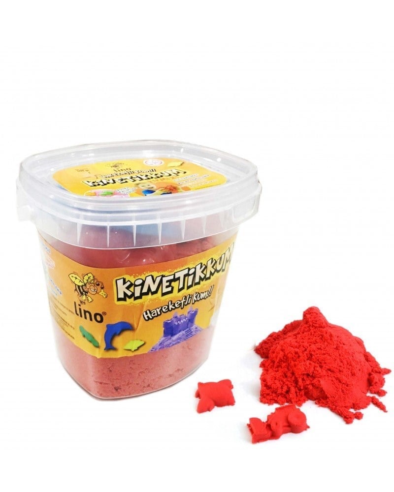 Lino Kinetik Kum 500 Gr -kırmızı