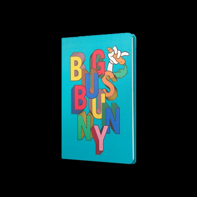 Mabbels Looney Tunes Bug Bunny Sert Kapak Butik Defter - Çizgisiz