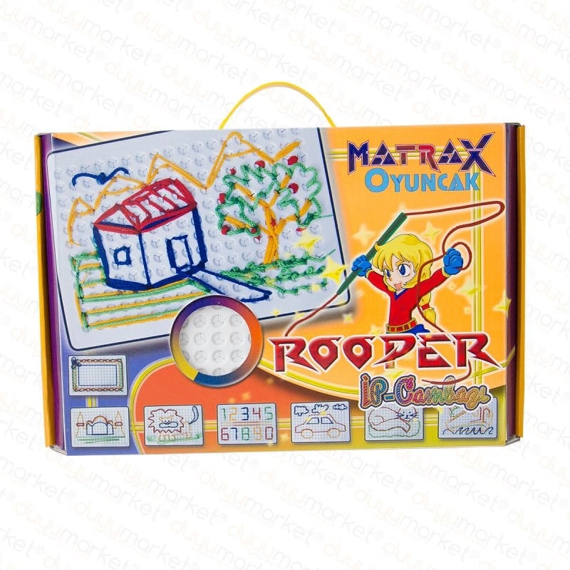 Matrax Rooper İp Cambazı- Eğitici İnce Motor Ve Yaratıcı Desen Oyunu