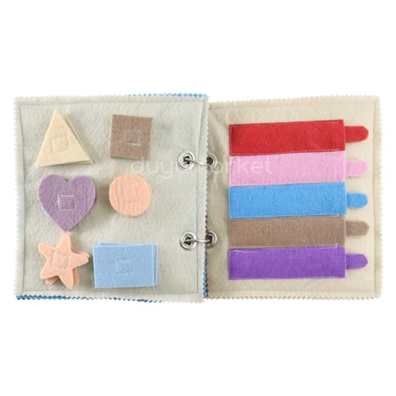 Mini Montessori Keçe Aktivite Kitabı (20x20 Cm)
