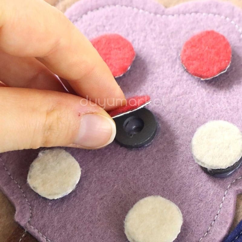 Mini Montessori Keçe Aktivite Kitabı (20x20 Cm)