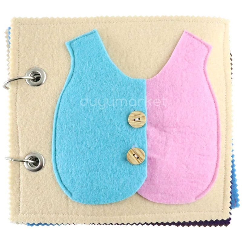 Mini Montessori Keçe Aktivite Kitabı (20x20 Cm)