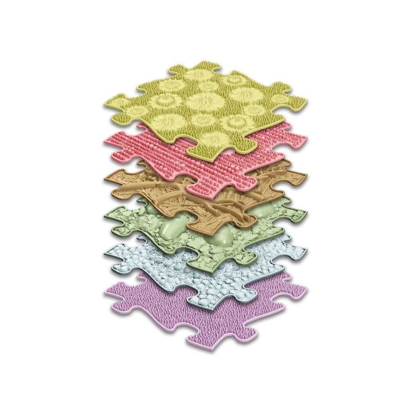 Muffik Ortopedik Duyu Matı - Baby Pastel Set 023-2