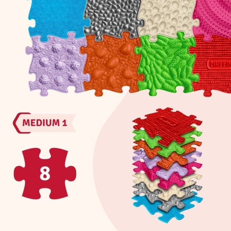 Muffik Ortopedik Duyu Matı - Medium 1 Set 020-1