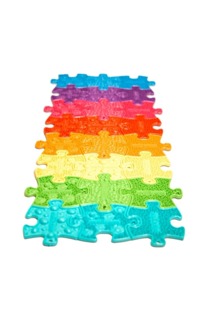 Muffik Rainbow Nano Set (24 Parça Nano – Anahtarlık Boyu Duyusal Puzzle Seti)