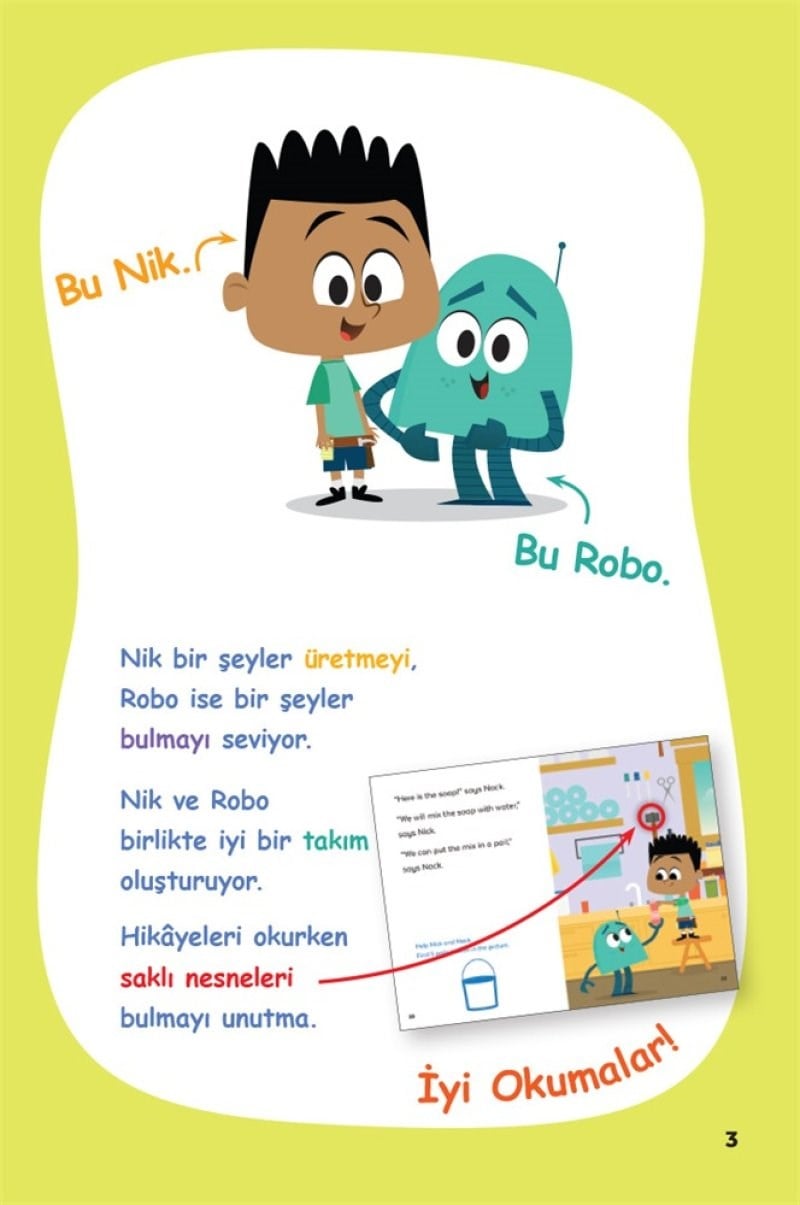Nik Ve Robo 5n1k İle Kukla Gösterisi 6'lı Set