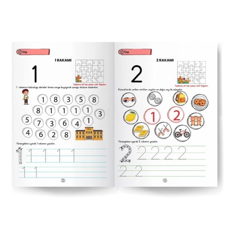 Okul Öncesi Matematik Alıştırmaları