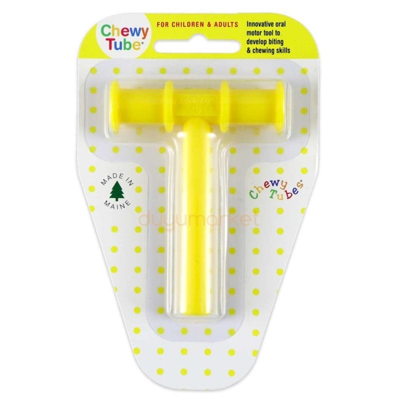 Orijinal Chewy Tubes Yellow- Çiğneme Tüpü- Oral Motor Ve Duyusal Çiğneme Destek Aparatı