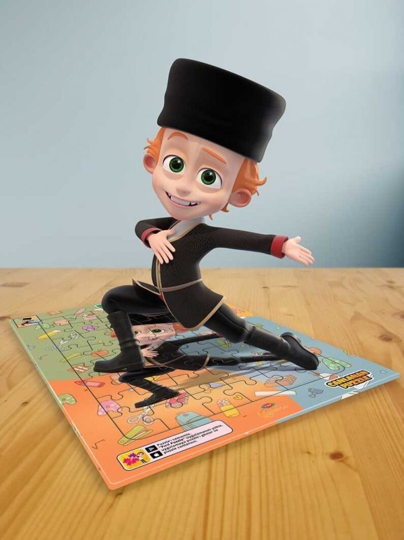 Pırıl Canlanan Puzzle - Efe Kafkas 48 Parça
