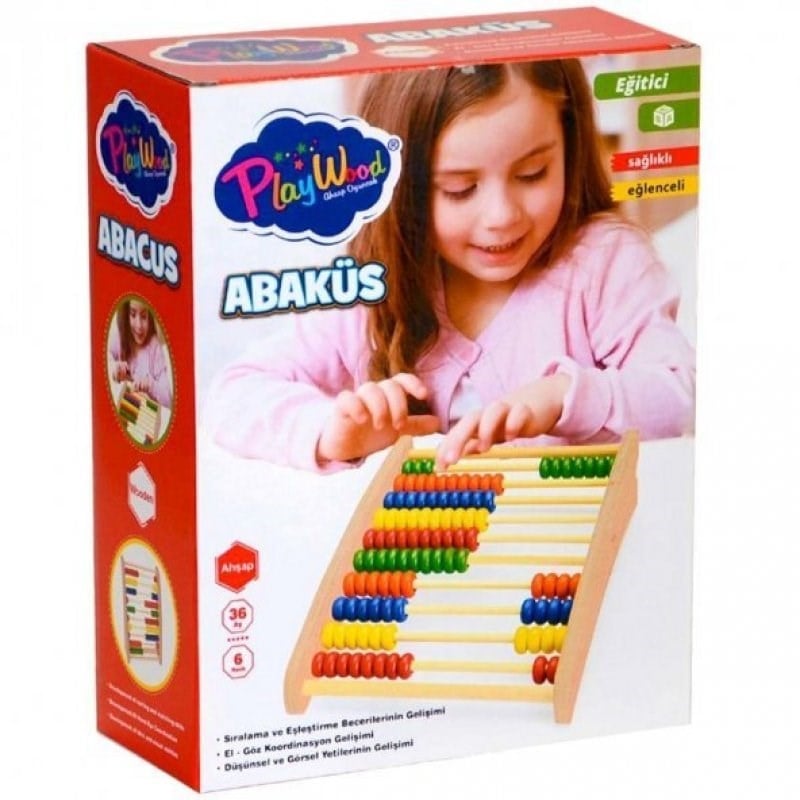 Playwood Ahşap Abaküs - 20 Cm