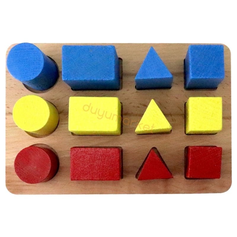 Playwood Ahşap Geometrik Büyükten Küçüğe Sıralama - 314