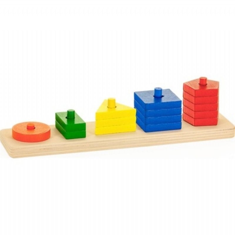 Playwood Ahşap Geometrik Şekil Sıralama Oyunu (305)