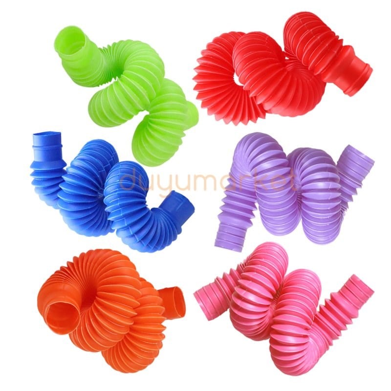 Pop Tubes - Esnek Boru - 6'lı Set