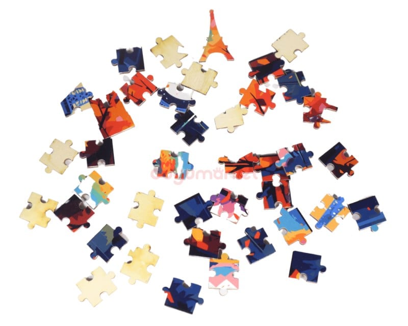 Redka Ahşap Puzzle ( Wooden Jigsaw ) - Eyfel Kulesi