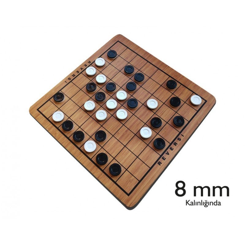 Redka Ahşap Reversi Strateji Oyunu