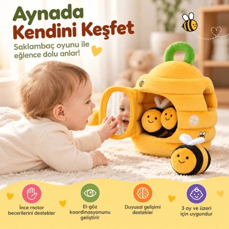 Robokids Arı Kovanı Duyusal Oyun Seti