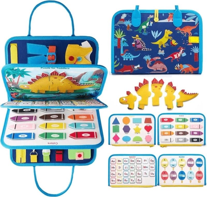 Robokids Montessori Aktiviteli Keçe Eğitim Kitabı 8 Sayfa Rbkds03