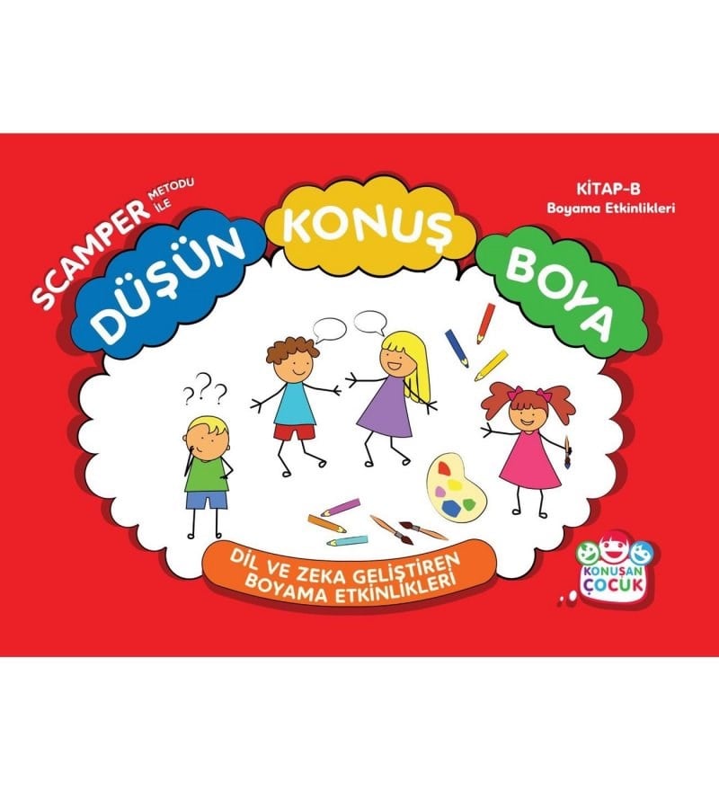 Scamper Metodu İle Düşün Konuş Boya 3'lü Set