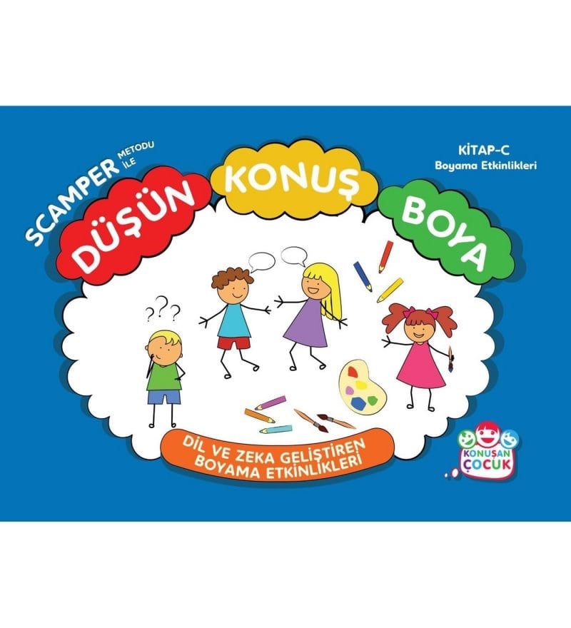 Scamper Metodu İle Düşün Konuş Boya 3'lü Set