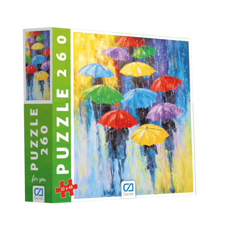 Şemsiyeler Puzzle - 260 Parça